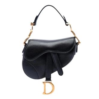 Dior Pre-owned Saddle - Dames - Pre-owned - Zwart - Maat: ONE Size Leer