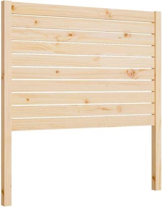 vidaXL Cabecero de cama madera maciza de pino 106x4x100 cm Vidaxl