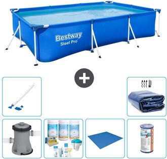 Bestway Piscina Bestway Steel Pro Rectangular - 300x201x66 Cm - 8-piezas S21572