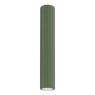 Sollux Lighting L&aacute;mpara de techo verde oliva aluminio alt. 7 cm