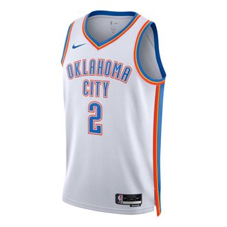 Nike Dri-FIT NBA Shai Gilgeous-Alexander Oklahoma City Thunder 2022/23 Association Edition Swingman Jersey White DN2088-100