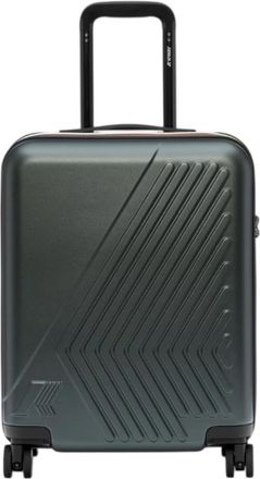 K-Way Trolley Small - Heren - Handbagage koffer - Groen - ONE Size - Polyester - Koffers