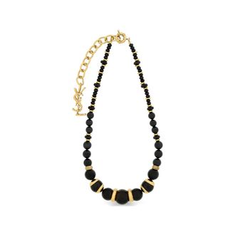 Saint Laurent Loulou Beaded Necklace