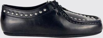 Jil Sander Scarpe Derby Hood in pelle di bufalo con borchie e punta tonda