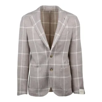 L.B.M. 1911 L.b.m. 1911, Heren, Jassen, Beige, Maat: XL Wol