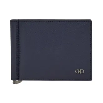 Ferragamo Credit Card Case - male - Ferragamo - Wallets & Cardholders - Blue - ONE SIZE - Accessories