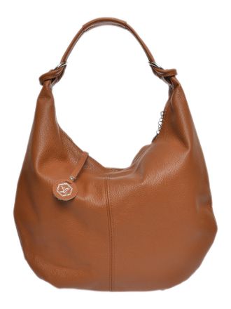 Luisa Vannini Brown Rundleer Tas