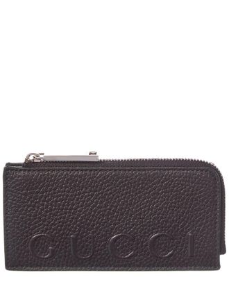 Gucci Zip Leather Card Case