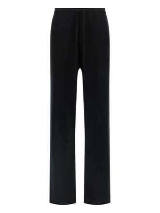 Extreme Cashmere n&deg; 142 Run elasticated track pants - Black