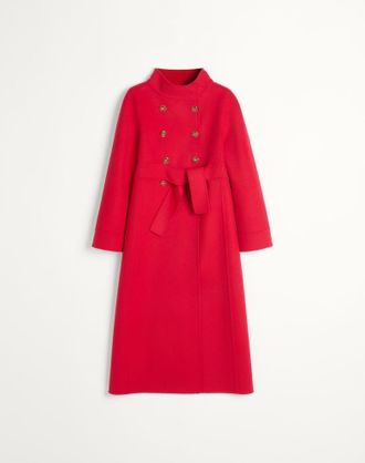 Valentino Cappotto In Compact Drap Donna PARIS 36