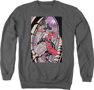 Gildan Batman Harley First Adult Crewneck Sweatshirt