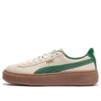 Puma (WMNS) PUMA Suede Platform Core Beige Green 363559-13