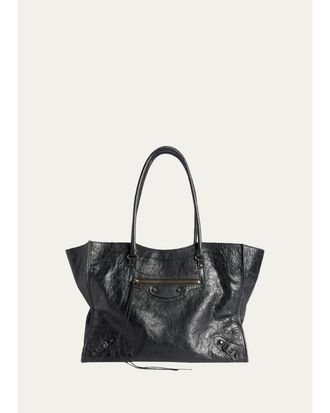 Balenciaga Le City Small Arena Leather Tote Bag