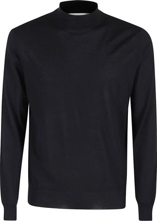 FILIPPO DE LAURENTIIS Lupetto Merino - Heren - Coltruien - Blauw - L - Wol - Truien & Vesten