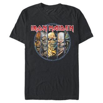 Iron Maiden Mens Iron Maiden Classic Faces Graphic T-Shirt in Black at Nordstrom, Size Xxx-Large