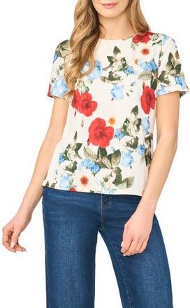 Ted Baker Print Short Sleeve T-Shirt in Ultra White at Nordstrom Rack, Size X-Large