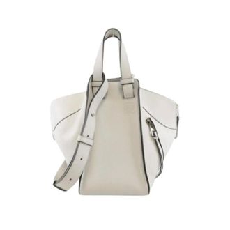 Loewe Pre-owned Schoudertas - Dames - Pre-owned - Wit - Maat: ONE Size Leer