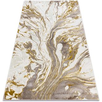 RugsX Rugsx - bliss Z162AZ173 tappeto oro / crema - Astrazione, moderno, strutturale beige 140x190 cm