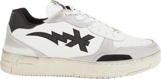 John Richmond Schoenen, Heren, Wit, 43 EU, Leer, Casual Sneaker Schoenen voor Mannen