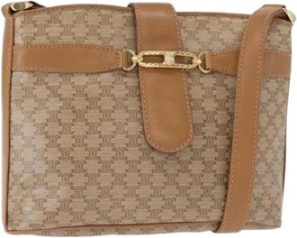 Celine Pre-owned Vintage Plastic Crossbody Tas - Dames - Vintage Schoudertas - Beige - ONE Size - Vintage