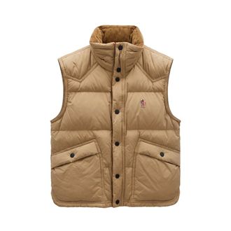 Moncler Evans Down Vest - Jackets - Hombre - Marr&oacute;n - XL