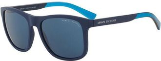 A|X Armani Exchange AX4049SF Asian Fit 818380 Mens Sunglasses Blue Size 57