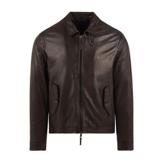 The Jack Leathers Vegetable Tanning Oak Jacket - Heren - Leren en Su&egrave;de Jassen - Bruin - XL - Leer - Jassen