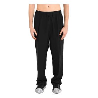 Laneus Heren, Broeken, Zwart, Maat: 2XL Linnen