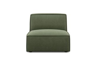 Castlery Customized Green Armless Sofa | Jonathan by Castlery