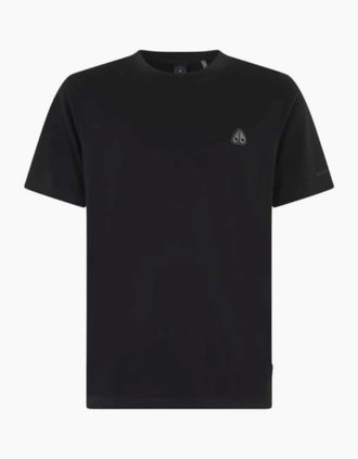 Moose Knuckles Mens Moose Knuckles Crescent T-Shirt S1-26 292 Black - Size: 44