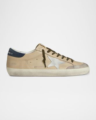 Golden Goose Men & apos;s Super-Star Penstar Leather Low-Top Sneakers