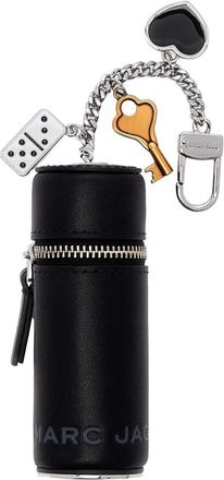 Marc Jacobs Keychains, female, Black, ONE SIZE, Black Lipstick Case Keychain Charm