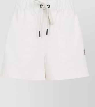 Moncler shorts elastic waistband side pockets design