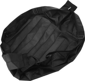 Cabilock Amosfun Portable Foldable Grocery Tote Bag Large Capacity Thickened Reusable Shopping Bag with Shoulder Strap Black for Market, Food, and Vegetable St