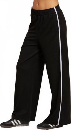 perfectwhitetee Nadia Wide Leg Pant In True Black