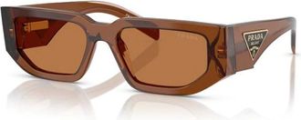 Prada Sunglasses, male, Brown, 54 MM, PR 09Zs 20H90Q Sunglasses