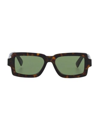 Retro Superfuture Pilastro 3627 Tortoiseshell Rectangular Sunglasses