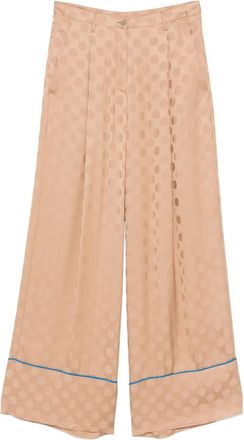 Merci Pantaloni a pois - Marrone