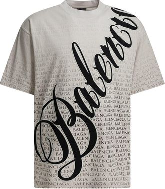 Balenciaga Big B T-Shirt mit Rundhalsausschnitt