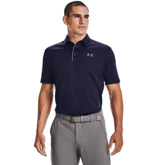 Under Armour Poloshirt UNDER ARMOUR TECH POLO, Herren, Gr. L, grau (midnight navy, graphite, graphite), Obermaterial: 100% Polyester, normal, Shirts Poloshirt, ger
