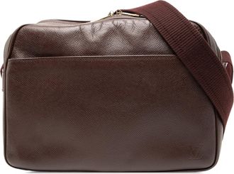 Louis Vuitton Pre-owned Womens Taiga Reporter Pm - Dark Brown Leather - One Size