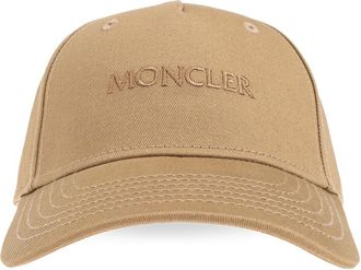 Moncler Baseball cap - Dames - Petten - Beige - ONE Size - Katoen - Accessoires