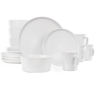 Elama Luxmatte White 16 Piece Dinnerware Set at Nordstrom