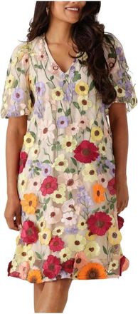 Y.A.S Y.a.s, Kleedjes, Dames, Veelkleurig, XS, Bloemen Mini Jurk