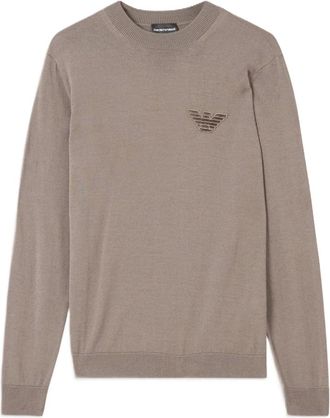 Emporio Armani Hombre, Jerseys, Marr&oacute;n, Talla: XL