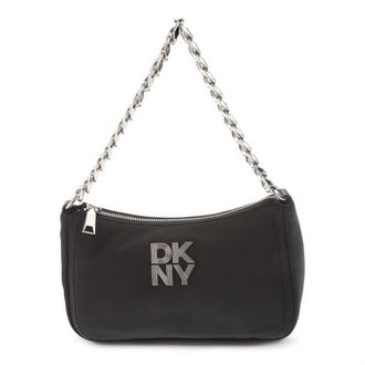 DKNY Lorena Schoudertas (Zwart/Zilver)