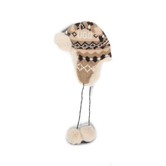 UGG Fair Isle Faux-fur Hat