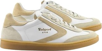 Valsport Witte Su&egrave;de Leren Sneakers - Heren - Sneakers - Veelkleurig - 43 EU - Su&egrave;de - Schoenen