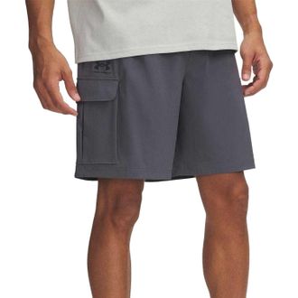 Under Armour Heren Vibe Woven Cargo Korte Broek (Rots/Zwart)