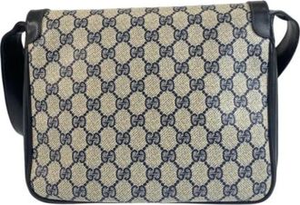 Gucci Pre-owned Cross Body Bags, female, Multicolor, Size: ONE SIZE Pre-owned Vintage Canvas Cross Body Bag